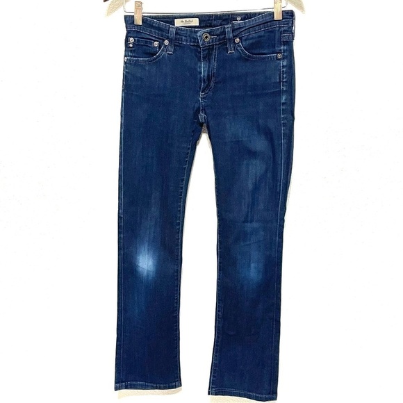 Ag Adriano Goldschmied Denim - AG Adriano Goldschmied Woman The Ballad Slim Boot Blue Jeans Size 26